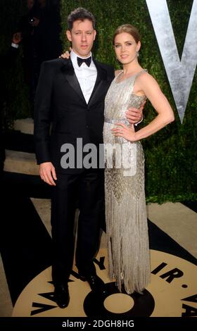 Amy Adams arriva al 2013 Vanity Fair Oscar Viewing e After Party al Sunset Plaza Hotel a West Hollywood. Foto Stock