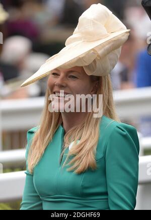 Autumn Phillips partecipa al Ladies Day al Royal Ascot 2013, Ascot Racecourse, Berkshire. Foto Stock