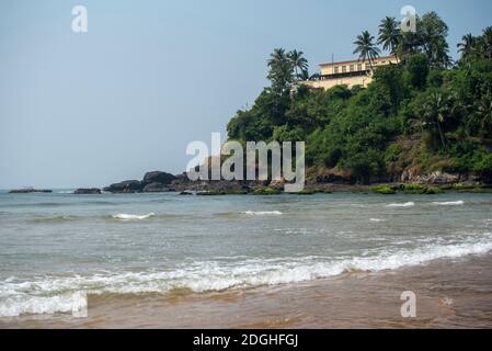 Goa/ India 09 Novembre 2020 Vista di Baga Beach a. Goa Nord Foto Stock