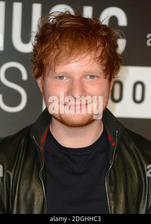 Ed Sheeran arriva al MTV Video Music Awards 2013, The Barclay Center, Brooklyn, New York. Foto Stock