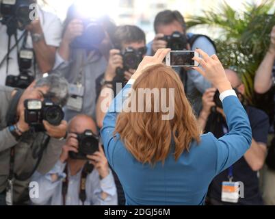 Lea Seydoux al Saint Laurent Photocall, parte del 67° Festival de Cannes, Palais du Festival, Cannes. Foto Stock