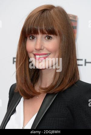 Amy Nuttall arriva al WTA Pre-Wimbledon Party presentato da Dubai Duty Free, Kensington Roof Gardens, Londra. Foto Stock