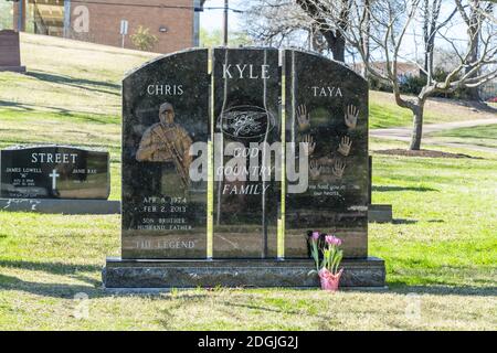 Tomba di Chris Kyle, cecchino americano Foto Stock