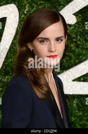 Emma Watson arriva al British Fashion Awards 2014, il Colosseo Theatre di Londra. Foto Stock