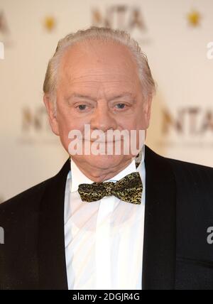 David Jason nella sala stampa al National Television Awards 2015, che si tiene quest'anno alla O2 Arena di Londra, gli NTA festeggiano il loro ventesimo anno. Foto Stock