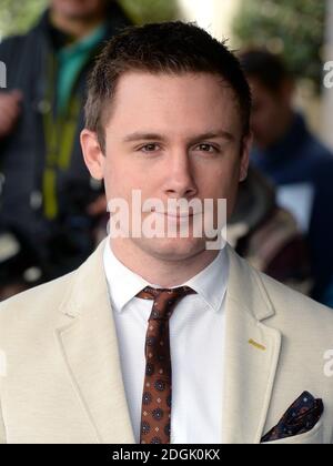 Danny-Boy Hatchard partecipa ai 2015 TRIC Awards al Grosvenor House Hotel di Londra. Foto Stock