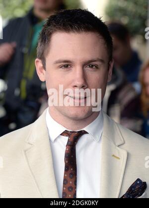 Danny-Boy Hatchard partecipa ai 2015 TRIC Awards al Grosvenor House Hotel di Londra. Foto Stock