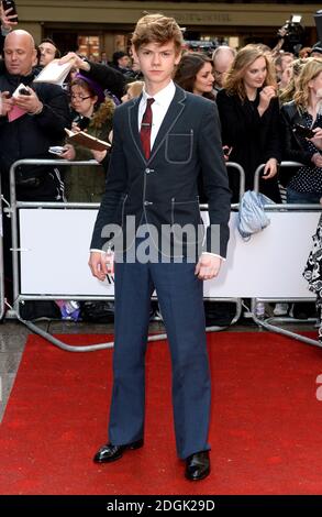 Thomas Brodie-Sangster partecipa al Jameson Empire Film Awards 2015 tenutosi a Grosvenor House, a Park Lane, Londra Foto Stock