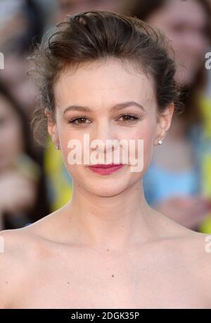 Carey Mulligan è presente al far from the Madding Crowd World Premiere, BFI Southbank, Londra. Foto Stock