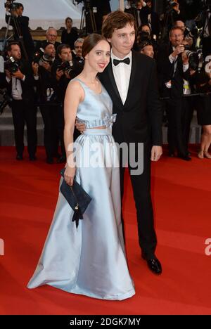 Zoe Kazan e Paul Dano partecipano alla prima di gala per giovani al Palais de Festival di Cannes. Parte del 68° Festival del Cinema di Cannes. Foto Stock