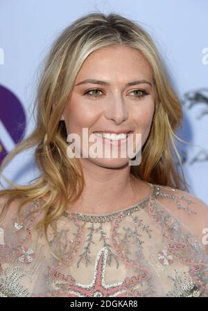 Maria Sharapova partecipa al WTA Pre-Wimbledon Party presso i Roof Gardens di Kensington, Londra. (Credito obbligatorio: DOUG PETERS/EMPICS Entertainment) Foto Stock