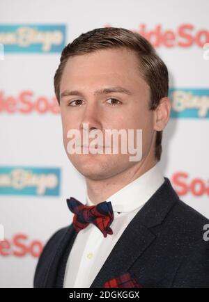 Danny-Boy Hatchard partecipa all'Inside SOAP Awards 2015 al DSTRKT di Londra. Il credito fotografico dovrebbe essere: Doug Peters/ EMPICS Entertainment Foto Stock