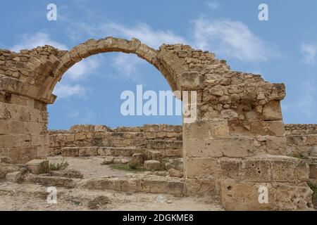 Castello di Saranda Kolone, Pafos Foto Stock