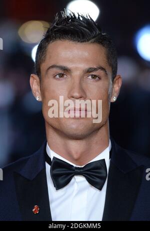 Cristiano Ronaldo partecipa alla prima mondiale di Ronaldo al Vue West End Cinema di Leicester Square, Londra. Foto Stock