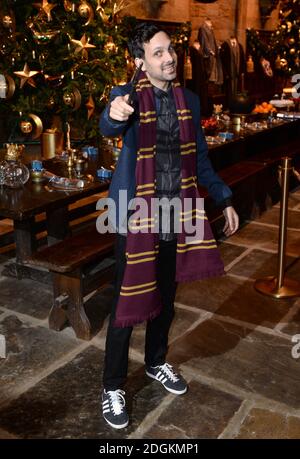 Dynamo partecipa al lancio di Hogwarts in the Snow al Warner Bros Studio Tour di Londra Foto Stock