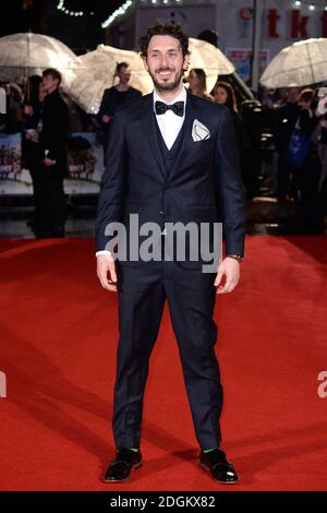 Blake Harrison partecipa alla prima mondiale dell'esercito di papà alla Odeon Leicester Square, Londra. Foto Stock