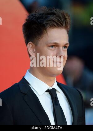 Casper Lee alla prima europea di Batman contro Superman: Dawn of Justice a Leicester Square, Londra. Foto Stock