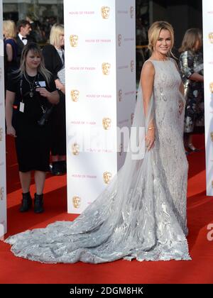 Amanda Holden alla House of Fraser BAFTA TV Awards 2016 al Royal Festival Hall di Southbank, Londra. Il credito fotografico dovrebbe essere: Doug Peters/EMPICS Entertainment Foto Stock