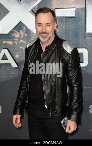 David Furnish partecipa al X Men: Apocalypse Global Fan Screening tenuto al BFI IMAX di Londra. Il credito fotografico dovrebbe essere: Doug Peters/EMPICS Entertainment Foto Stock