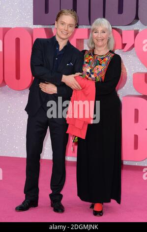 Freddie Fox e Gemma Jones frequentano la prima mondiale di Bridget Jones a Odeon, Leicester Square, Londra. Data immagine: Lunedì 5 settembre 2016. Il credito fotografico dovrebbe essere: Doug Peters/EMPICS Entertainment. Foto Stock