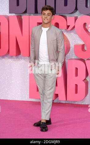 Tom Daley partecipa al Baby World Premiere di Bridget Jones a Odeon, Leicester Square, Londra. Data immagine: Lunedì 5 settembre 2016. Il credito fotografico dovrebbe essere: Doug Peters/EMPICS Entertainment. Foto Stock