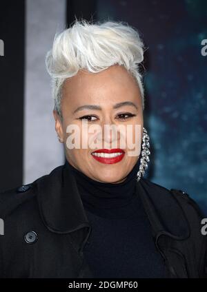 Emeli Sande partecipa alla prima mondiale della Girl on the Train a Leicester Square, Londra. Data immagine: Martedì 20 settembre 2016. Il credito fotografico dovrebbe essere: Doug Peters/ EMPICS Entertainment. Foto Stock