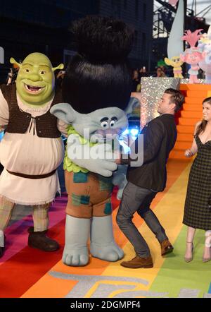 Justin Timberlake partecipa all'evento speciale Trolls al Coca Cola London Eye sul Tamigi di Londra. Data immagine: Giovedì 28 settembre 2016. Il credito fotografico dovrebbe essere: Doug Peters/ EMPICS Entertainment. Foto Stock