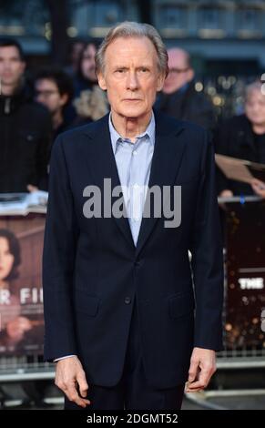 Bill Nighy partecipa alla loro prima più bella, parte del London Film Festival, che si tiene all'Odeon Leicester Square, Londra. Data immagine: Giovedì 13 ottobre 2016. Il credito fotografico dovrebbe essere: Doug Peters/ EMPICS Entertainment. Foto Stock