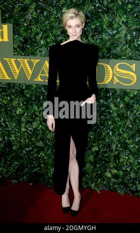 Elizabeth Debicki frequentando il London Evening Standard Theatre Awards tenutosi presso la Old Vic Theatre, Londra. Foto Stock