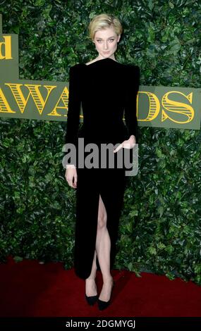 Elizabeth Debicki frequentando il London Evening Standard Theatre Awards tenutosi presso la Old Vic Theatre, Londra. Foto Stock