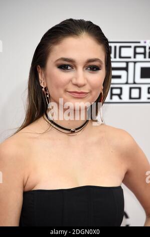 Daya arriva per i 2016 American Music Awards al Microsoft Theatre di Los Angeles, USA. Il credito fotografico dovrebbe essere: Doug Peters/EMPICS Entertainment Foto Stock