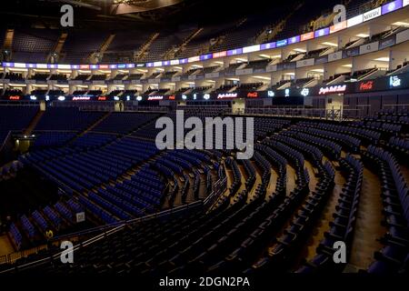 Vista generale della O2 Arena davanti alla capitale FM Jingle Bell Ball 2016 con Coca-Cola presso la O2 Arena di Londra. Il credito immagine dovrebbe essere Doug Peters/EMPICS Entertainment. Foto Stock