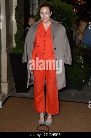 Mary Alice Malone partecipa ai premi serali Standard Film che si tengono a Claridgeâ€™s, Brook Street, Londra. Il credito immagine dovrebbe essere: Doug Peters / EMPICS Entertainment Foto Stock