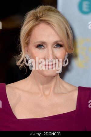 JK Rowling partecipa all'EE British Academy Film Awards tenutosi presso la Royal Albert Hall di Kensington Gore, Kensington, Londra. Data immagine: Domenica 12 febbraio 2017. Il credito fotografico dovrebbe essere: Doug Peters/ EMPICS Entertainment Foto Stock