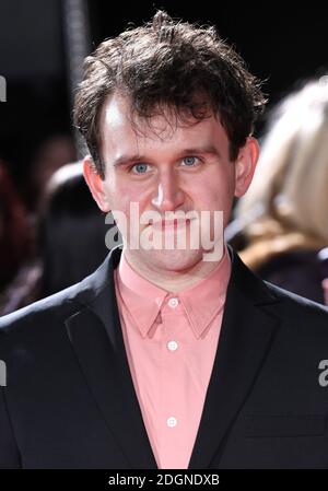 Harry Melling arriva alla prima britannica di Lost City of Z, il British Museim, Londra. Foto Stock