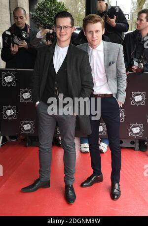 Harry Reid e Jamie Borthwick hanno partecipato ai 2017 TRIC Awards, tenuti al Grosvenor House Hotel di Londra. Foto data martedì 14 marzo 2017. Il credito immagine dovrebbe essere Doug Peters/EMPICS Entertainment Foto Stock