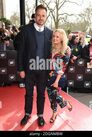 Jamie Theakston ed Emma Bunton hanno partecipato ai 2017 TRIC Awards, tenuti al Grosvenor House Hotel di Londra. Foto data martedì 14 marzo 2017. Il credito immagine dovrebbe essere Doug Peters/EMPICS Entertainment Foto Stock