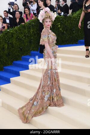 Haley Bennett frequenta il Metropolitan Museum of Art Costume Institute Benefit Gala 2017, a New York City, USA. Il credito fotografico dovrebbe essere: Doug Peters/EMPICS Entertainment. Foto Stock