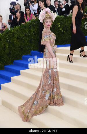 Haley Bennett frequenta il Metropolitan Museum of Art Costume Institute Benefit Gala 2017, a New York City, USA. Il credito fotografico dovrebbe essere: Doug Peters/EMPICS Entertainment. Foto Stock