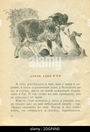 Le Storie di scrittori russi, pubblicate nel 1973 in Russia. Foto Stock