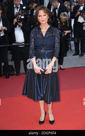 Jacqueline Bisset partecipa al Based on a True Story Premiere Photocall, parte del 70° Festival del Cinema di Cannes Foto Stock