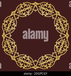 Ornamento elegante in stile classico Foto Stock