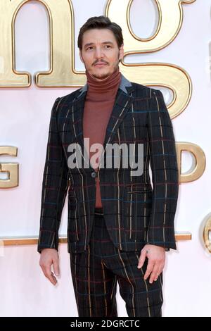 Pedro Pascal partecipa al Kingsman: Il Golden Circle World Premiere tenutosi a Odeon e Cineworld Cinemas, Leicester Square, Londra. Data immagine: Lunedì 18 settembre 2017. Il credito fotografico dovrebbe essere: Doug Peters/Empics Entertainment Foto Stock