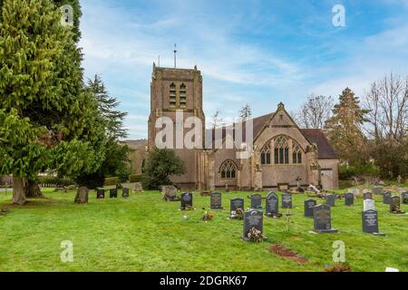 Santa Trinità Chiesa di Santa Maria, Dodford, Bromsgrove, Worcestershire. Foto Stock