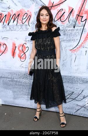 Olga Kurylenko partecipa al Serpentine Summer Party 2018 tenutosi presso il Serpentine Galleries Pavilion, Kensington Gardens, Londra. Il credito immagine dovrebbe essere Doug Peters/EMPICS Entertainment Foto Stock