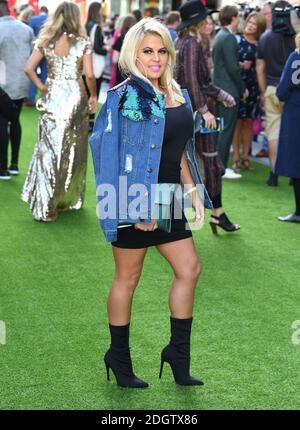 Nadia Essex alla prima mondiale del Festival al Cineworld Leicester Square, Londra. Il credito fotografico dovrebbe essere: Doug Peters/EMPICS Foto Stock