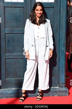 Mandip Gill frequenta la prima del Doctor Who tenuta al Light Cinema al Moor, Sheffield. Il credito immagine dovrebbe essere: Doug Peters/EMPICS Foto Stock