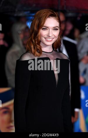 Eleanor Tomlinson partecipa al Colette UK Premiere come parte del BFI London Film Festival al Cineworld Leicester Square, Londra Foto Stock