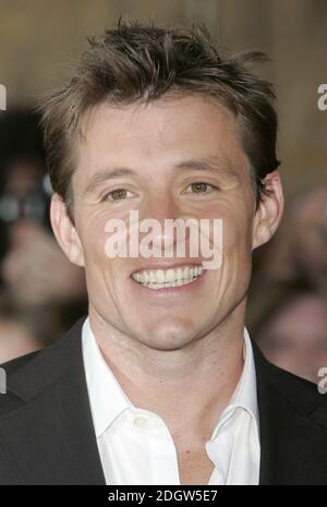 Ben Shephard partecipa alla cena di gala Northern Rock All Star Cup al Celtic Manor Resort, nella valle di Usk, nel Galles meridionale. Foto Stock