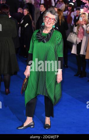 Prue Leith alla Mary Poppins ritorna la prima europea che si tiene alla Royal Albert Hall di Londra Foto Stock